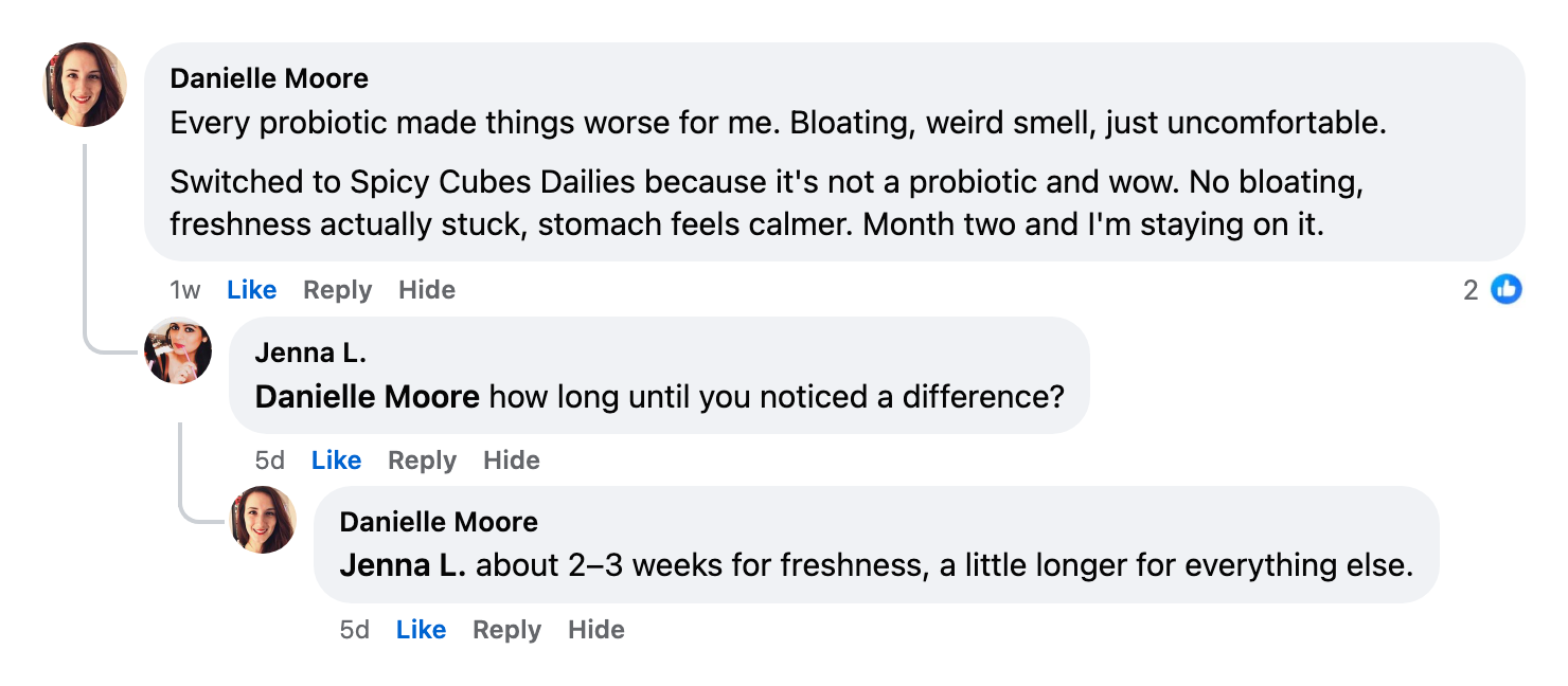 Customer review from Danielle M.